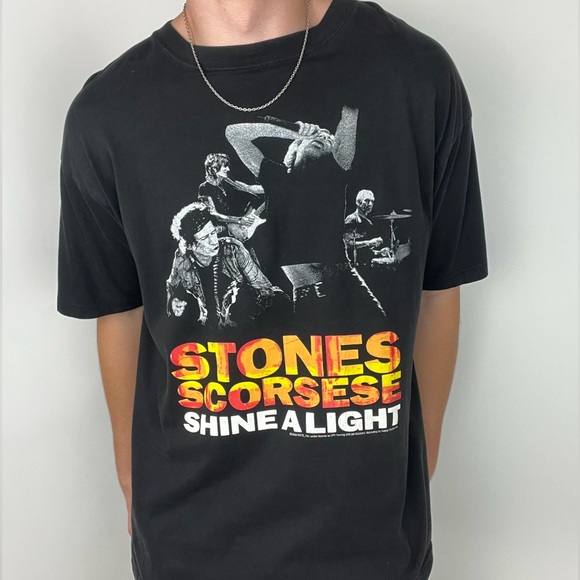 VINTAGE ROLLING STONES SCORSESE GRAPHIC T - Picture 1 of 4